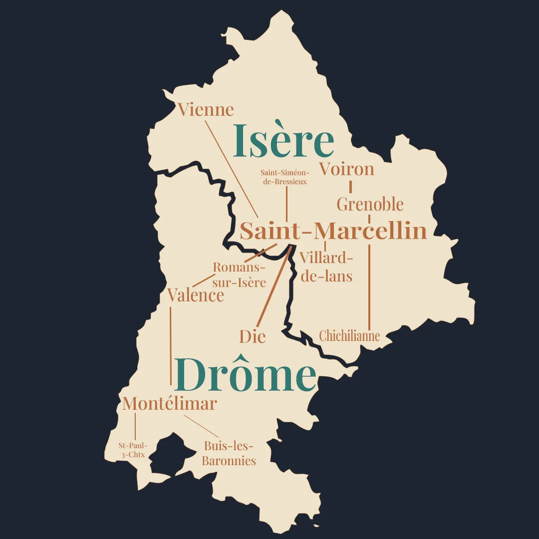 Carte du secteur Unique Immo